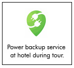 we will provide power backup service at hotel during Sundarban tour.